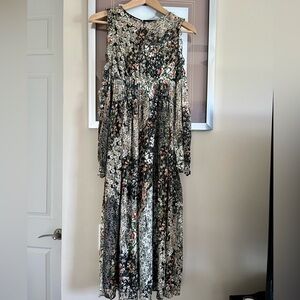 Zara Multicolor Floral Lace Dress